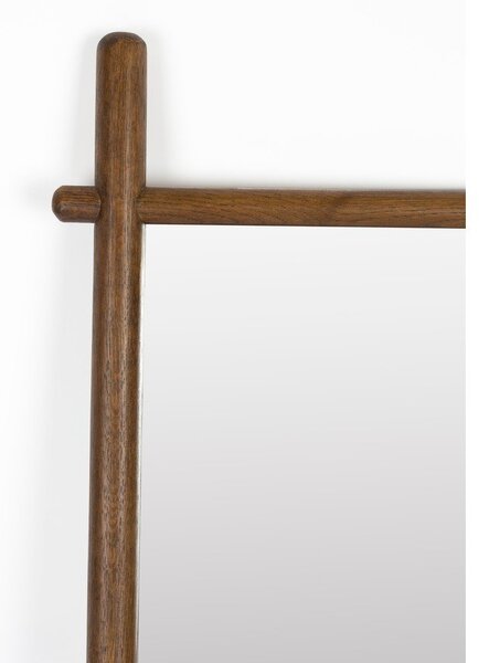 Stojacie zrkadlo s dreveným rámom 58x160 cm Solene – White Label