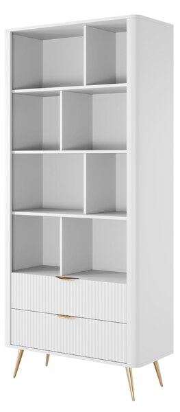 Mirjan24 Regál so zásuvkami Wosial, Farby: biela 5903211482830