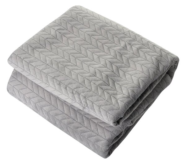 Zamatový prehoz Silky Touch 220x240cm grey