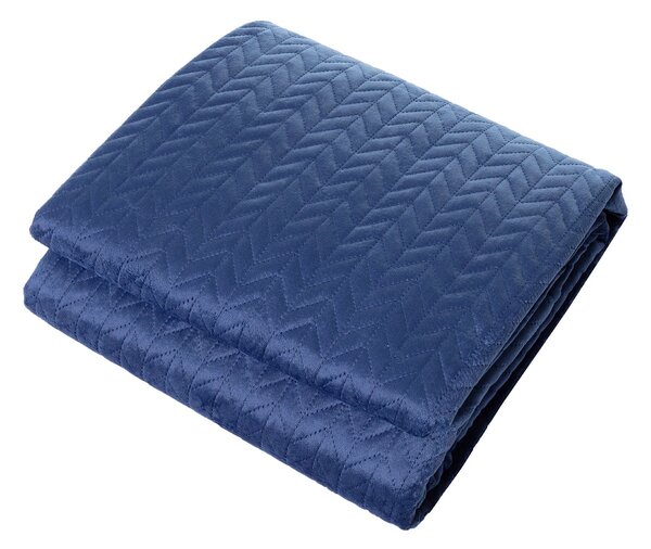 Zamatový prehoz Silky Touch 220x240cm royal blue