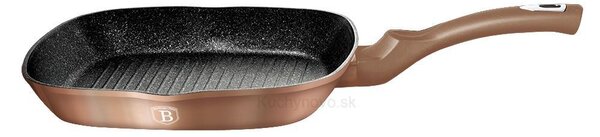BERLINGERHAUS BH-1521 Rose Gold Collection panvica na grilovanie, 28 cm