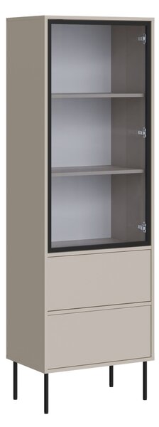 Mirjan24 Vitrína Tugba 60 2S, Farby: kašmír 5903211483028