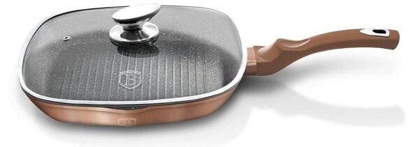 BERLINGERHAUS BH-1610 Metallic Line grilovacia panvica s pokrievkou