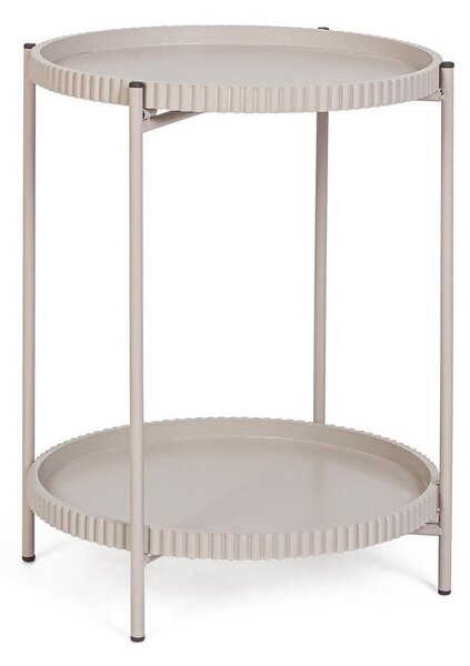 Kovový okrúhly odkladací stolík ø 42 cm Herdys – Yes Everyday