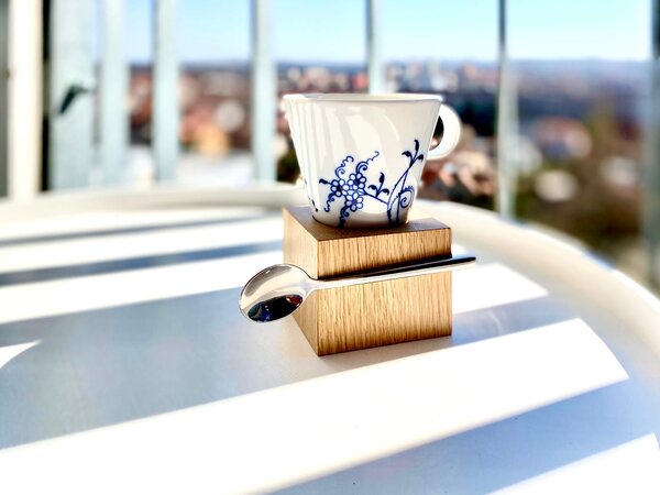 MUZZA KÁVOVÝ SERVIS CUBE LUNGO BLUE