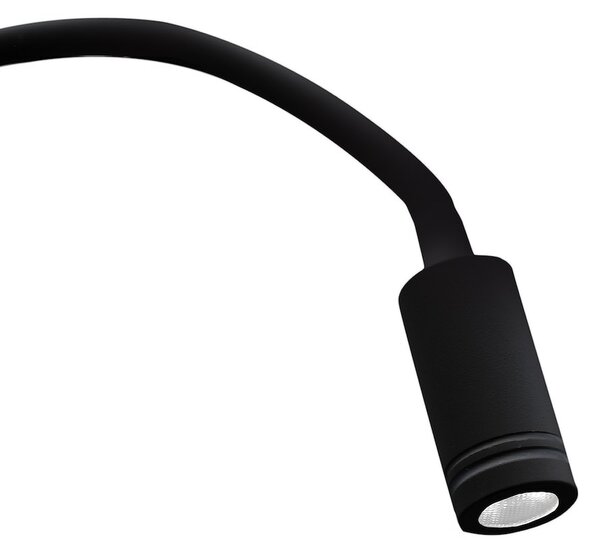 Nástenné LED svietidlo Base, 1x LED 8+2w, 4000k, b, vypínač