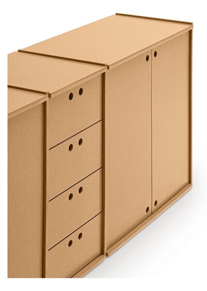 Komoda v prírodnej farbe 197x80x40 cm Wally – Teulat