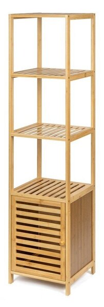 Bambusový kúpeľňový regál v prírodnej farbe 35x140 cm Auren – Essentials