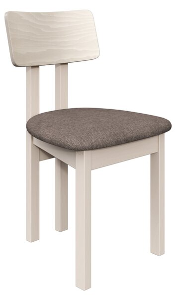Mirjan24 Jedálenská stolička Kizeko II, Morenie: orech, Poťahové látky: Hygge D91 5903211490972