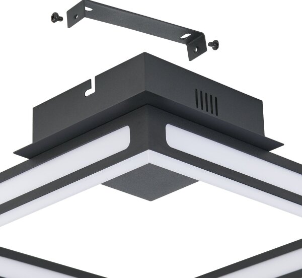 Eglo 99787 - LED Stropné svietidlo ALTAFLOR LED/11,2W/230V čierna