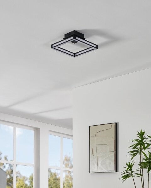 Eglo 99787 - LED Stropné svietidlo ALTAFLOR LED/11,2W/230V čierna