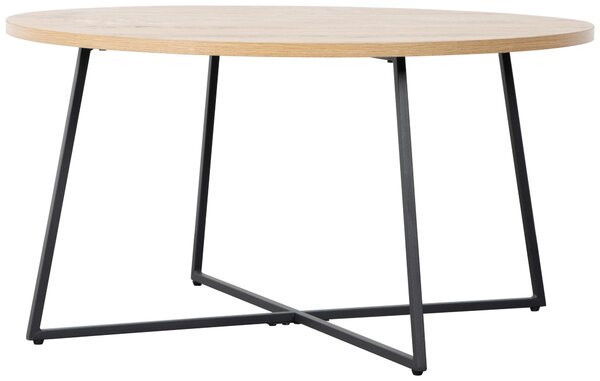 KONFERENČNÝ STOLÍK, čierna, dub artisan, kov, kompozitné drevo, 80/80/42 cm Boxxx - Stolíky do obývačky