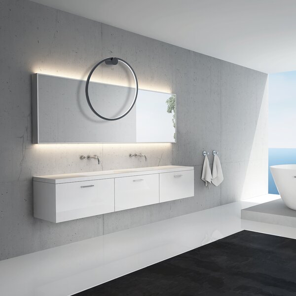 Nástenné LED svietidlo Saturno, 1x LED 25w, 4000k, b