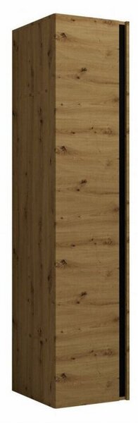 Predsieňová skriňa 40 cm SELAND - dub artisan / čierna