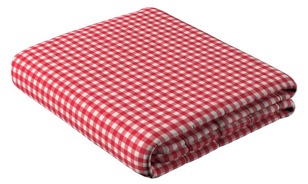Prehoz s pozdĺžným prešívaním farba produktu červená látka vzorované