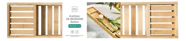 Bambusový podnos do vane 70 cm Hanoi – douceur d'intérieur