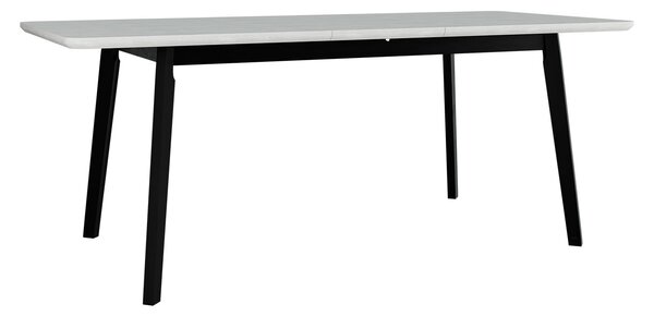 Rozkladací stôl do jedálne 160x90 cm ANGLETON 8 - biely / čierny