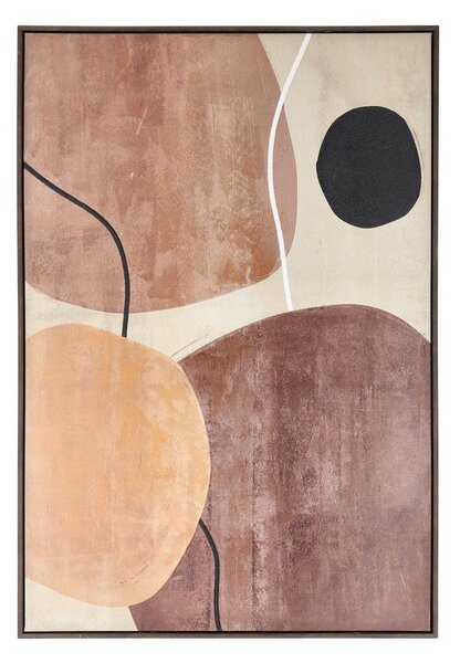 Tlačený/s ručne maľovanými prvkami obraz s rámom/na plátne 83x123 cm Gallery – Bizzotto