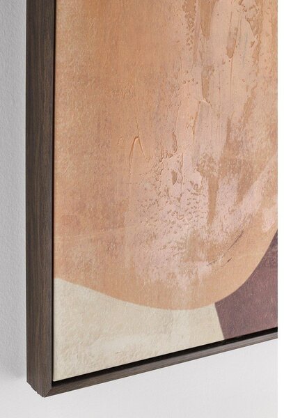 Tlačený/s ručne maľovanými prvkami obraz s rámom/na plátne 83x123 cm Gallery – Bizzotto