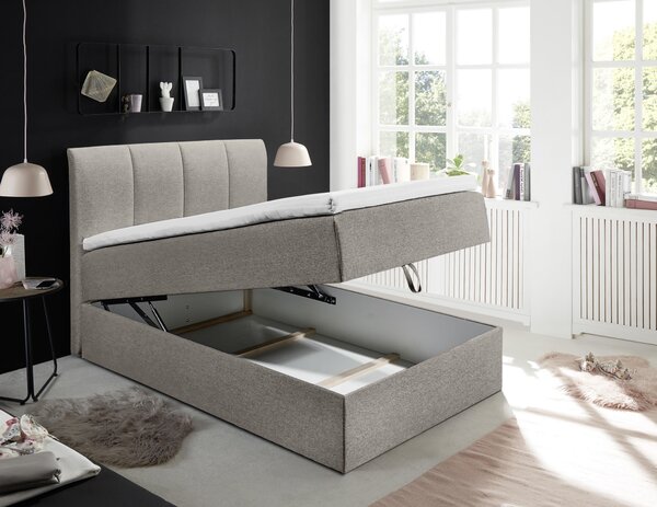 BOXSPRINGOVÁ POSTEĽ, 120/200 cm bahenná hnedá MID.YOU - Postele, Online Only