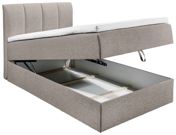 BOXSPRINGOVÁ POSTEĽ, 120/200 cm bahenná hnedá MID.YOU - Postele, Online Only