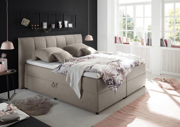 BOXSPRINGOVÁ POSTEĽ, 180/200 cm, bahenná hnedá MID.YOU - Postele, Online Only