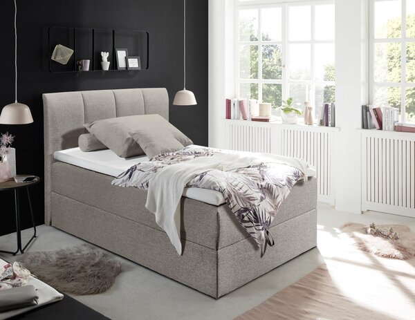 BOXSPRINGOVÁ POSTEĽ, 120/200 cm bahenná hnedá MID.YOU - Postele, Online Only