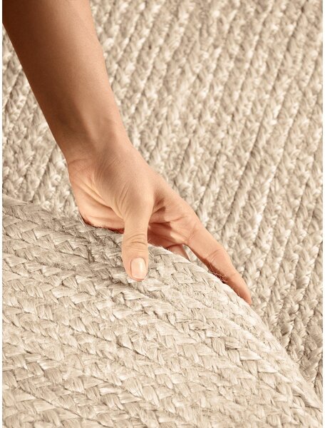 Obojstranný/ručne tkaný jutový koberec v svetloprírodnej farbe 160x230 cm Braided – Hanse Home