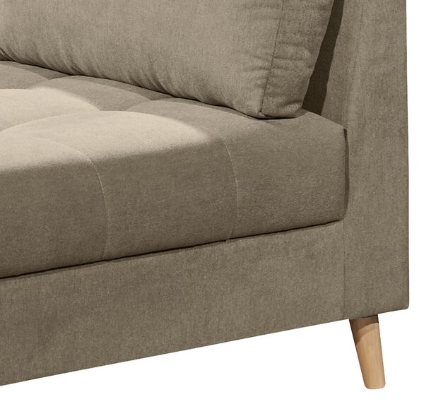 ROHOVÁ SEDAČKA, textil, kompozitné drevo, piesková MID.YOU - Sedačky, Online Only