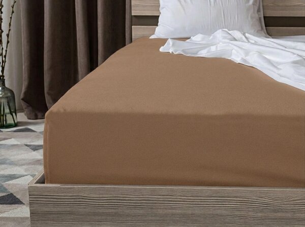 Jersey plachta EXCLUSIVE hnedé 160 x 200 cm