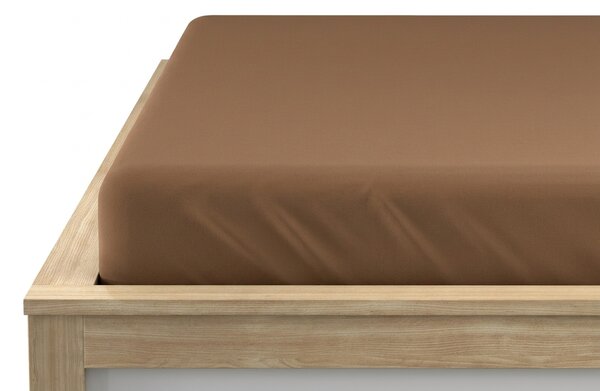 Jersey plachta EXCLUSIVE hnedé 160 x 200 cm
