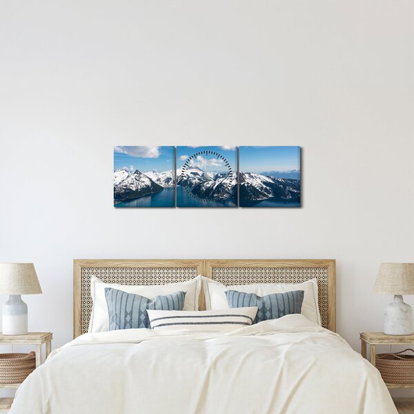 Obraz - Garibaldi Park (s hodinami) (90x30 cm)