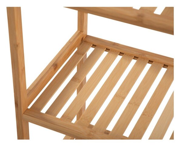 Bambusový kúpeľňový regál v prírodnej farbe 40x154 cm Skaren – Essentials