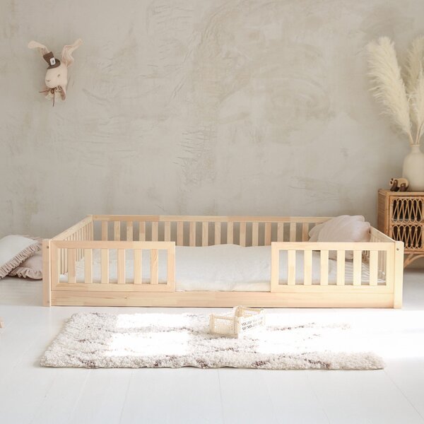 Raj posteli Detská posteľ BASIC LOVE duo 190/140 cm 190x140 cm prírodná