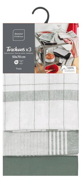 Bavlnené utierky v súprave 3 ks 50x70 cm Vibrato – douceur d'intérieur