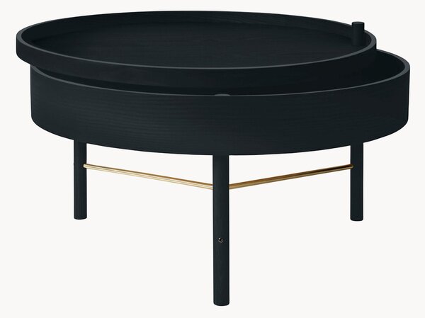 Okrúhly pomocný stolík's úložným priestorom Turning Table