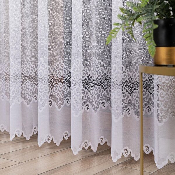 Žakárová záclona MODESTA balkónové dvere 200 x 250 cm