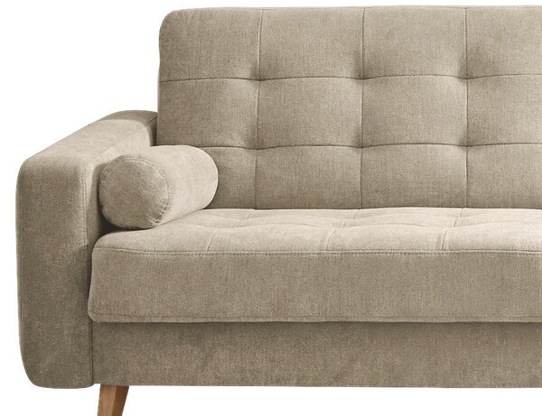ROZKLADACIA POHOVKA, textil, kompozitné drevo, piesková MID.YOU - Sedačky, Online Only