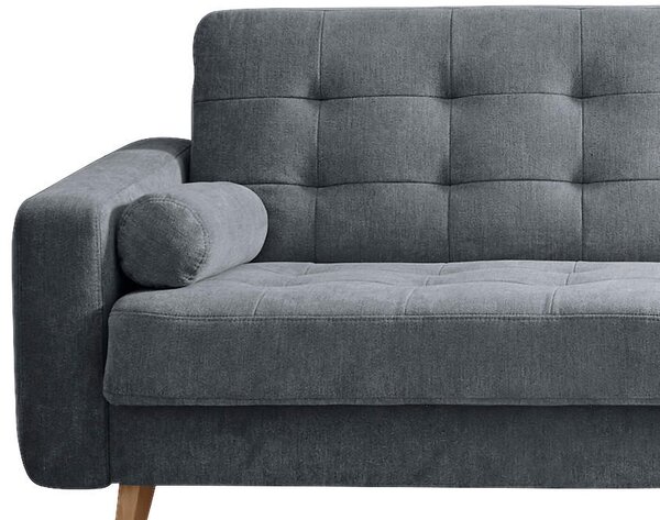 ROZKLADACIA POHOVKA, textil, kompozitné drevo, antracitová MID.YOU - Sedačky, Online Only