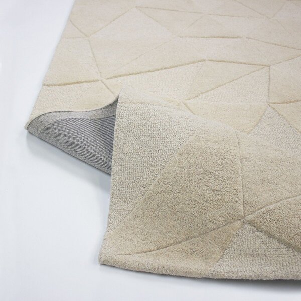 Béžový ručne tkaný vlnený koberec 120x170 cm Shard – Flair Rugs