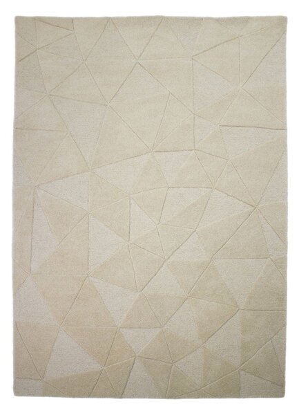 Béžový ručne tkaný vlnený koberec 120x170 cm Shard – Flair Rugs