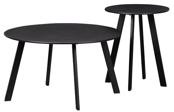 MUZZA KONFERENČNÝ STOLÍK FER VEĽKÝ Ø 70 cm ČIERNY
