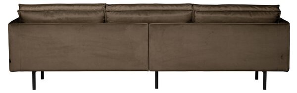 MUZZA Trojmiestna pohovka rodeo 277 cm zamat taupe