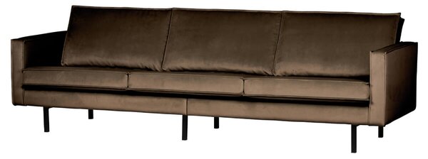 MUZZA Trojmiestna pohovka rodeo 277 cm zamat taupe
