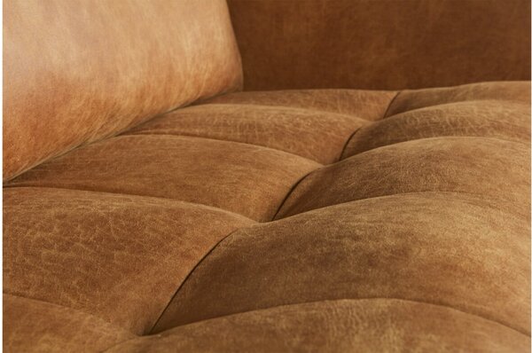 MUZZA Trojmiestna pohovka rodeo classic 275 cm cognac