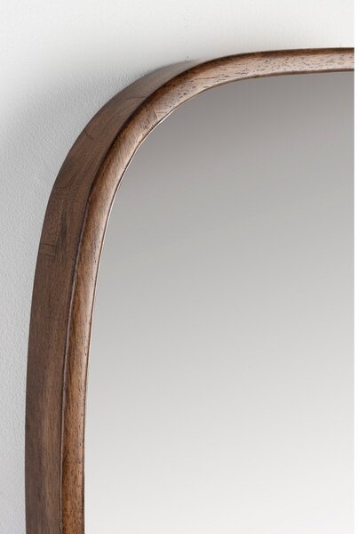 Nástenné zrkadlo s dreveným rámom 40x80 cm Nyko – White Label