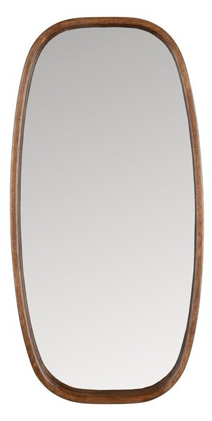 Nástenné zrkadlo s dreveným rámom 40x80 cm Nyko – White Label