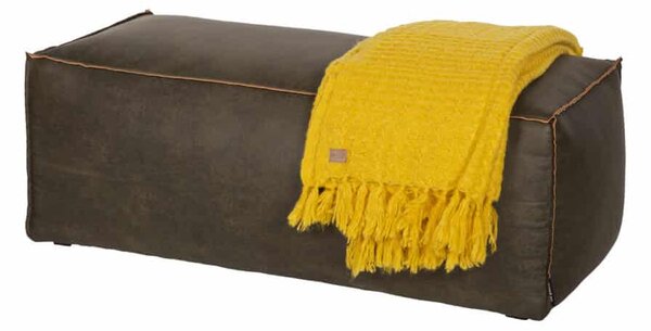 MUZZA Otoman rodeo 43 x 120 cm army zelený