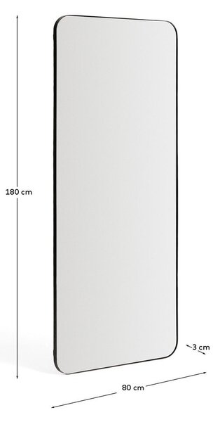Nástenné zrkadlo 80x180 cm Marco – Kave Home