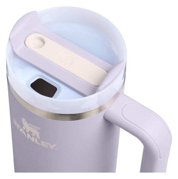 Termoska so slamkou z nehrdzavejúcej ocele v levanduľovej farbe 890 ml Quencher H2.O FlowState™ Tumbler Purple Dust – Stanley